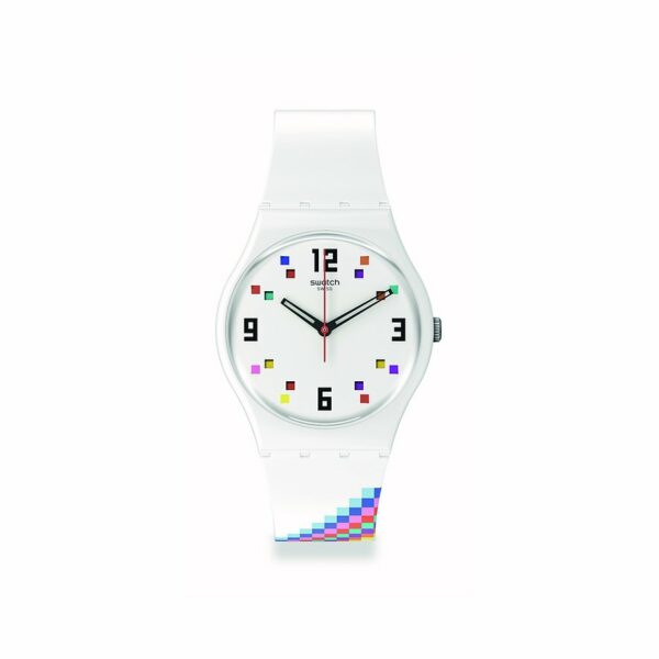 Swatch Unisexuhr SO28W700 Kunststoff